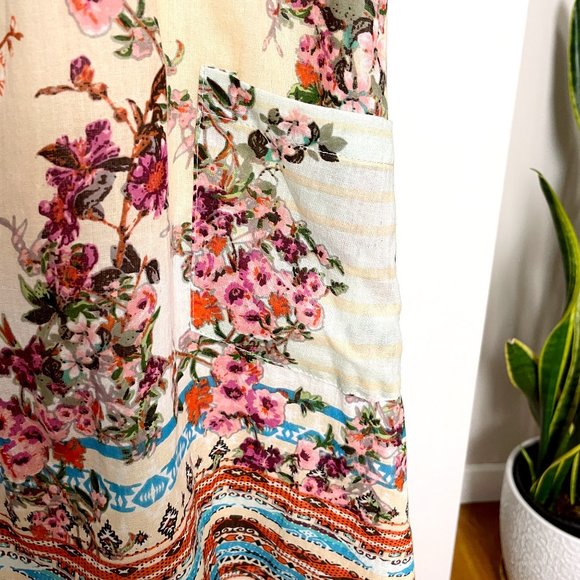 Bohemian short printed dress from Peace & Love by Calao NWT  - size medium - Picture 7 of 12